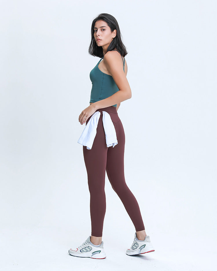 Naked Feel Sport Training Legging Yoga Pants Women Buttery Soft Exercise Workout Gym Fitness Tights 24”