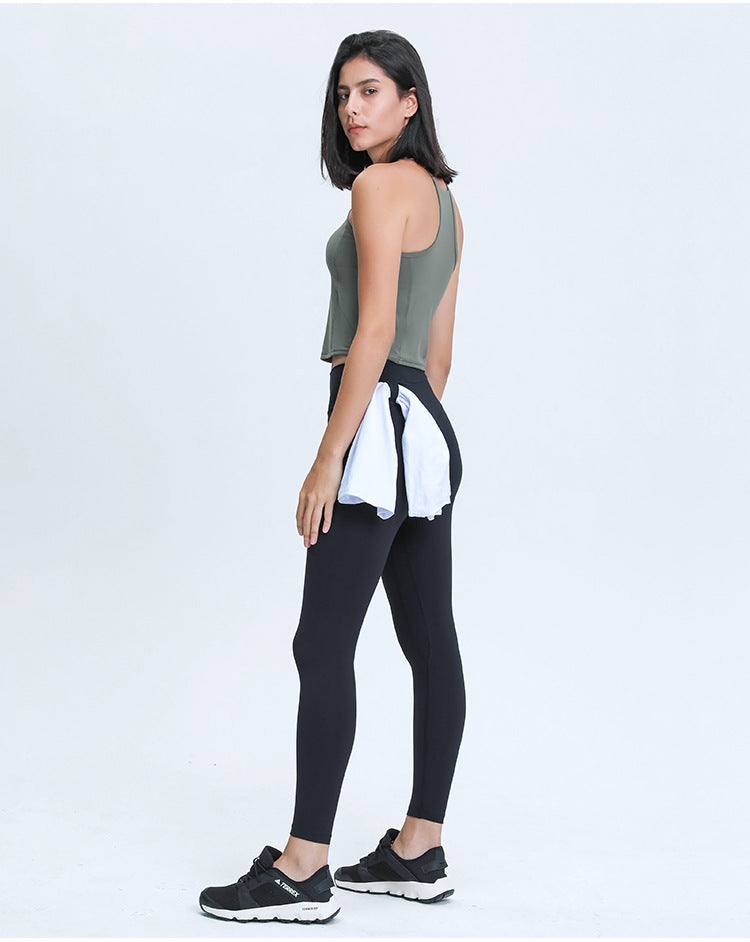 Naked Feel Sport Training Legging Yoga Pants Women Buttery Soft Exercise Workout Gym Fitness Tights 24”