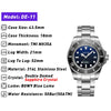 500M 43.5mm Men's Diver Watch NH35 Automatic Sapphire Stainless Steel 50Bar Big Heavy Wristwatch Helium Escape Device