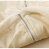 Jacket Men Furry Bear Color Block Patchwork Flannel Outwear College Style Hooded Coats Soft Cozy Warm Couple Streetwear