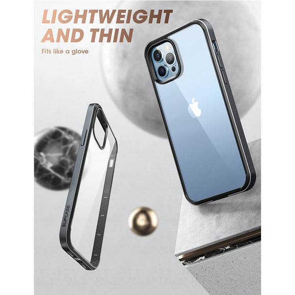 IPhone 13 Pro Case 6.1 inch (2021) UB Edge Slim Frame Clear Case with TPU Inner Bumper & Transparent Back Cover