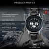 Pilot Watch Military Mens Watches Top Brand Luxury Leather Strap Cool Male Clock Chronograph Gift