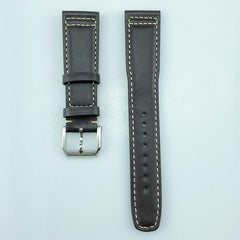 22MM Genuine Leather Watch Strap Band Replacement For Pilots Watch