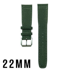 22MM Genuine Leather Watch Strap Band Replacement For Pilots Watch