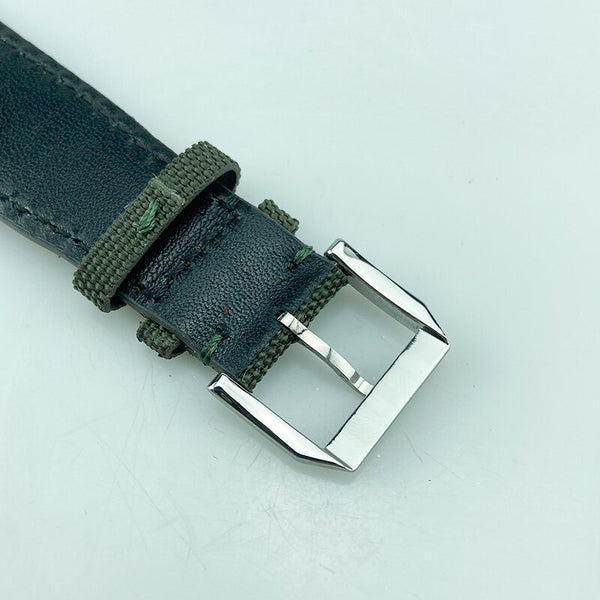 22MM Genuine Leather Watch Strap Band Replacement For Pilots Watch