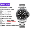 500M Water Resistant 43.5mm Men's Sport Diver Watch NH35 Automatic Sapphire Stainless Steel 50Bar Wristwatch