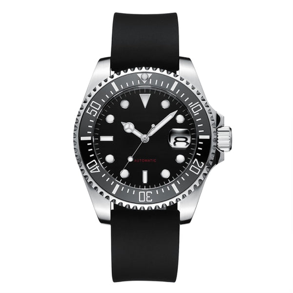 500M Water Resistant 43.5mm Men's Sport Diver Watch NH35 Automatic Sapphire Stainless Steel 50Bar Wristwatch
