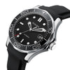 20BAR 200M Water Resistant Black JAPAN MIYOTA Mechanical Automatic Watch DIVER200M Style Sapphire Crystal Fully Lumed