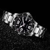40mm Automatic Sport Diver Watch Black Dial Japan Miyota Classic Conquest Style Luminous Sapphire Crystal Phylida