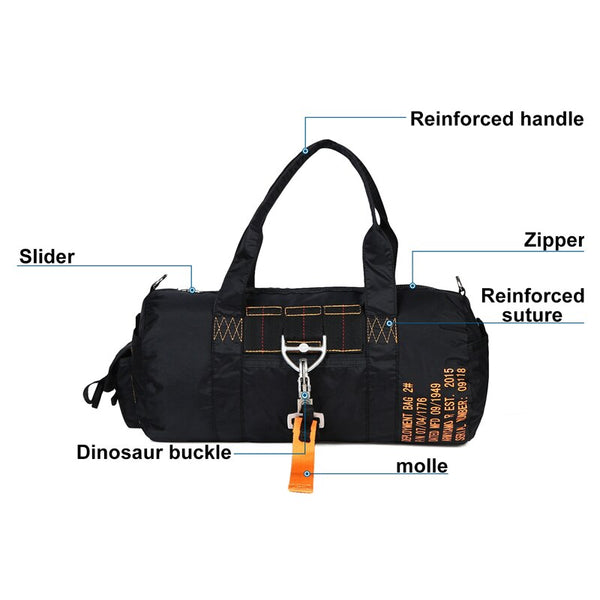 Top Quality Tactical Parachute Sport Duffle Bag 1000D Nylon Outdoor Travel Belt Bag Camping Tactical Crossbody Bag