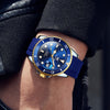 Luxury Watches For Men Automatic Mechanical Watch 30M Waterproof Rubber Strap Male Wristwatch High Hardness Glass Watch