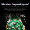 Luxury Watches For Men Automatic Mechanical Watch 30M Waterproof Rubber Strap Male Wristwatch High Hardness Glass Watch