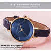 Ladies Watch Women's Watches Women Fashion Watch Top Brand Luxury Rose Red Golden Big Dial Minimalist