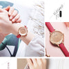 Ladies Watch Women's Watches Women Fashion Watch Top Brand Luxury Rose Red Golden Big Dial Minimalist