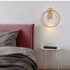 Nordic Minimalism Light luxury GU10 LED wall lamp indoor bedroom bedside living room sconces loft aisle lighting fixture