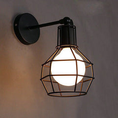 Retro Industrial style LED wall lamp American rural restaurant lighting indoor bedroom living room aisle corridor light Fixture