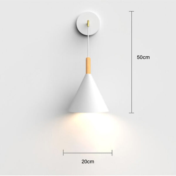 Nordic modern E27 LED wall lamp Creative simplicity sconces light indoor home kitchen bedside bedroom living room decoration