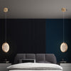 Nordic modern LED pendant light gold Acrylic chandelier Creativity hanging lamp indoor home loft bedroom bedside study stairs