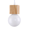Nordic E27 LED pendant lights chandelier modern wood hanging lamp indoor home decor bedroom bedside study room lighting fixture