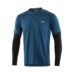 Men Spring Autumn Running Shirts Quick Dry Fit Compression Sport Shirt Long Sleeve Elastic Fitness Gym Clothing