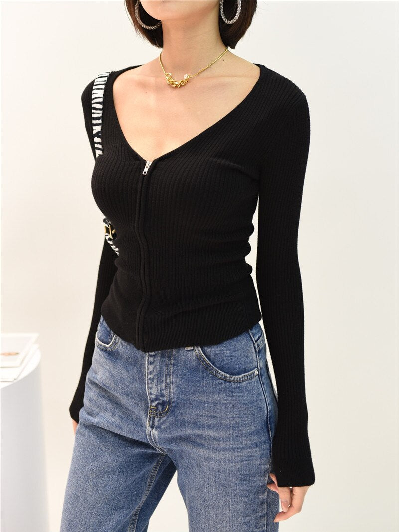 High Quality  Super Soft Cardigan Women Knit Jacket Zippers Short Coat Sweater Fashion Women Slim Sun Protection Knitwear