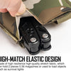 Tactical Double Pistol Open Top Mag Pouch 9mm Fast Draw MOLLE Mag Carrier Carrier 3572