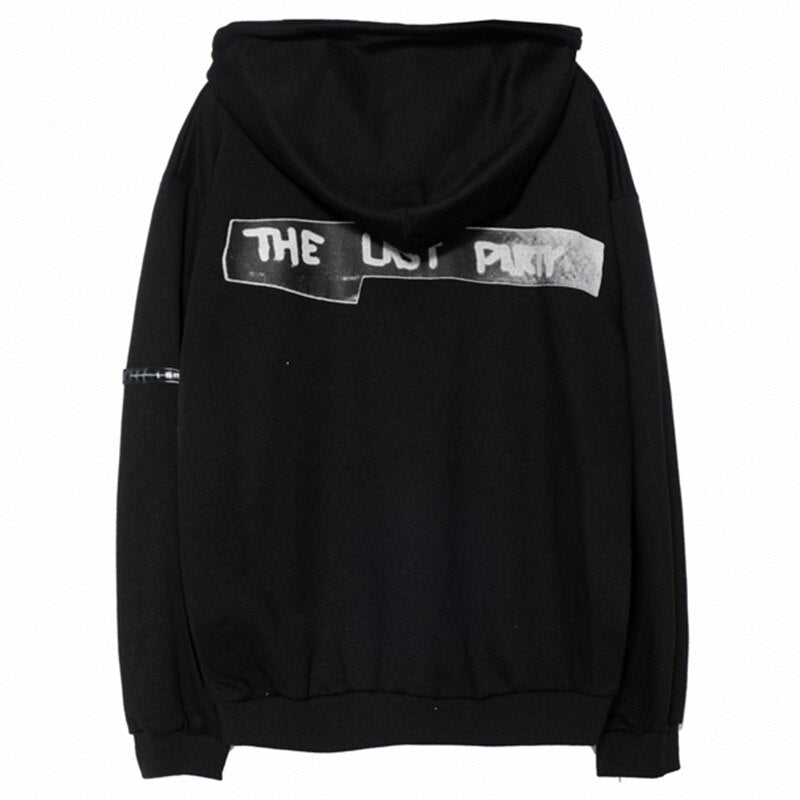 Hoodie Men Hip Hop Boys Hooded Tops Harajuku Hipster High Street Sweatshirt Couple Casual Oversized All-match Pullovers