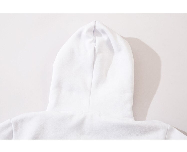 Hoodie Men Scary Demon Punk Letter Fleece Warm Pullover Diablo Style Punk Cool Harajuku Tops Casual Oversize Streetwear