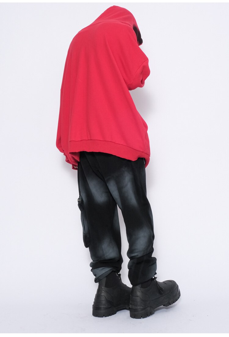 Hoodies Men Gothic Punk Boy Zipper Outwear Rock Cool Hipster Coats Casual Harajuku  Hip Hop Oversized Couple Streetwear
