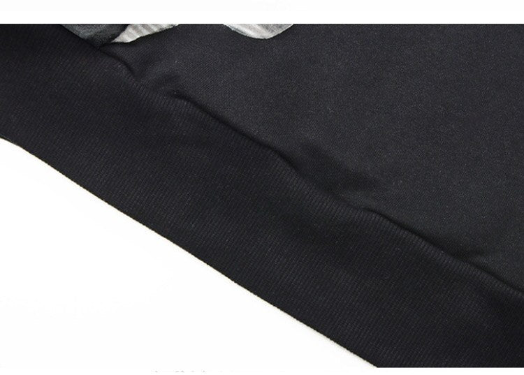 Hoodie Men Japanese Comics Anime Portrait Print Oversize Sweatshirts Autumn Hooded Harajuku High Street Pullover Couple
