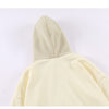 Hoodie Men Furry Patchwork Big Pockets Letter Graphic  Embroidery Hooded Pullovers Casual Youthful Vitality Tops Couple