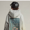 Hoodie Men Harajuku Lotus Painting Print Hooded Pullover Couple Casual Fashion Oversized Sweatshirt Men Clothing Winter