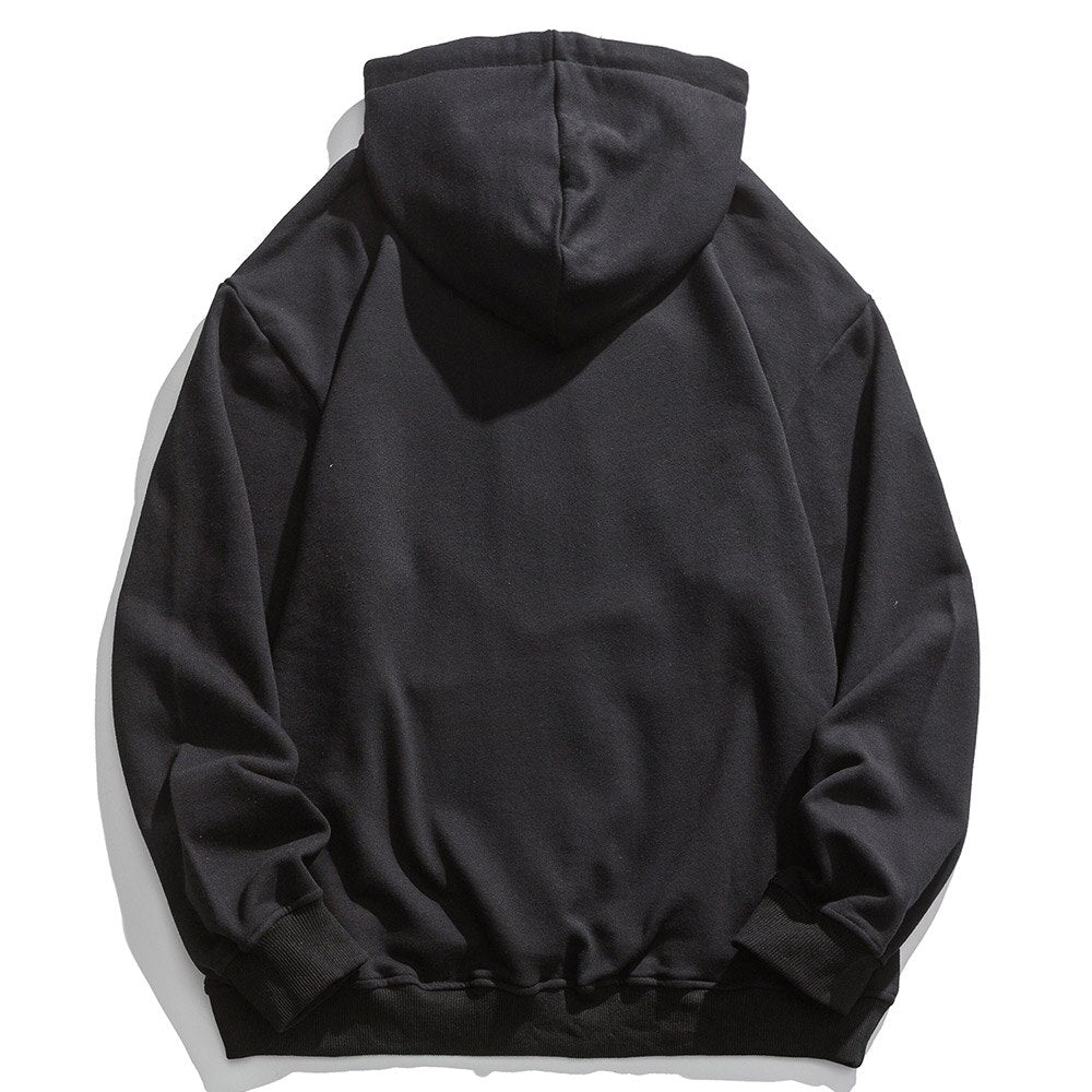 Hoodie Men Colorful Funny Notes Print Hooded Pullover Autumn Casual Loose Multicolor Harajuku Fashion Streetwear Couple