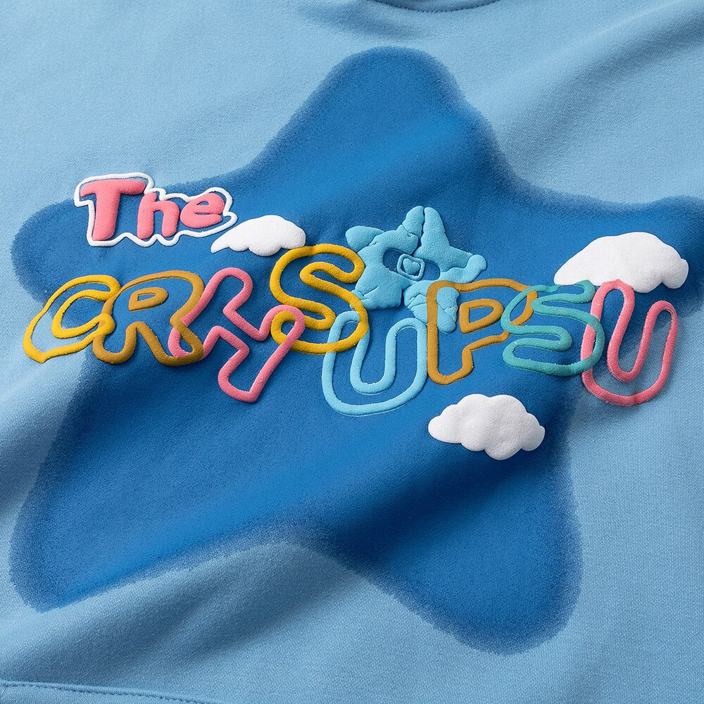 Hoodie Men Colorful Letter Star-shaped Fleece Pullover College Style All-match Casual Loose Cozy Tops Streetwear Couple