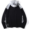 Punk Letter Tie Dye Printed Patchwork Hoodie Men Casual Hip Hop Hipster High Street Oversize Pullover Couple Streetwear