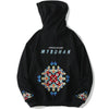 Hoodie Men Colorful Retro Totem Embroidery Hooded Sweatshirt Couple Chinese Style Folk-custom Fashion Casual Streetwear