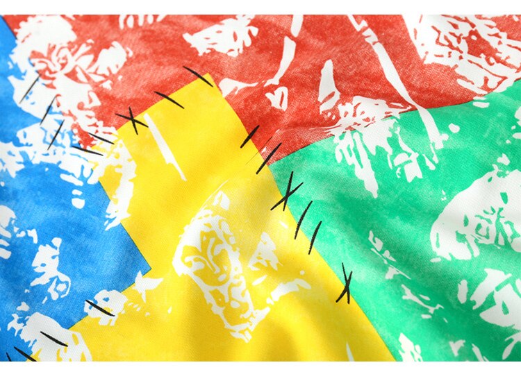 Hoodie Men Tie Dye 4 Color Block Pullover Hip Hop Hipster High Street Oversize Cozy Sweatshirt Couple Streetwear Autumn