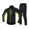 Men Winter Thermal Cycling Jacket Set Windproof Waterproof Warm Bike Jacket MTB Pant Bicycle Suit Cycling Clothing