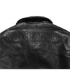 Thick Leather Parkas Men Letter Zipper Pockets Motorcycle Jacket Winter Men Loose Fashion Punk All-match Outwear Unisex