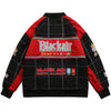 Thicken Baseball Jacket Men Plaid Embroidery Button Bomber Coat Winter Fashion High Street Oversized Jackets Streetwear