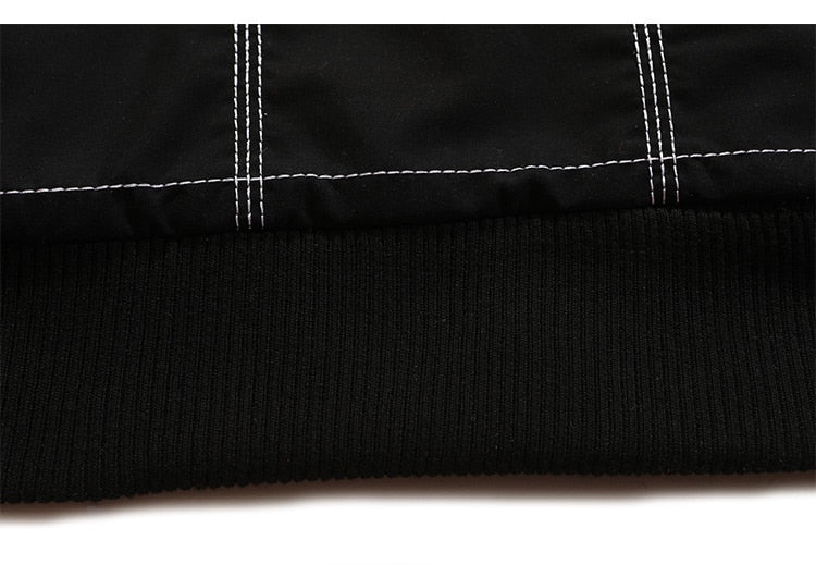 Thicken Baseball Jacket Men Plaid Embroidery Button Bomber Coat Winter Fashion High Street Oversized Jackets Streetwear