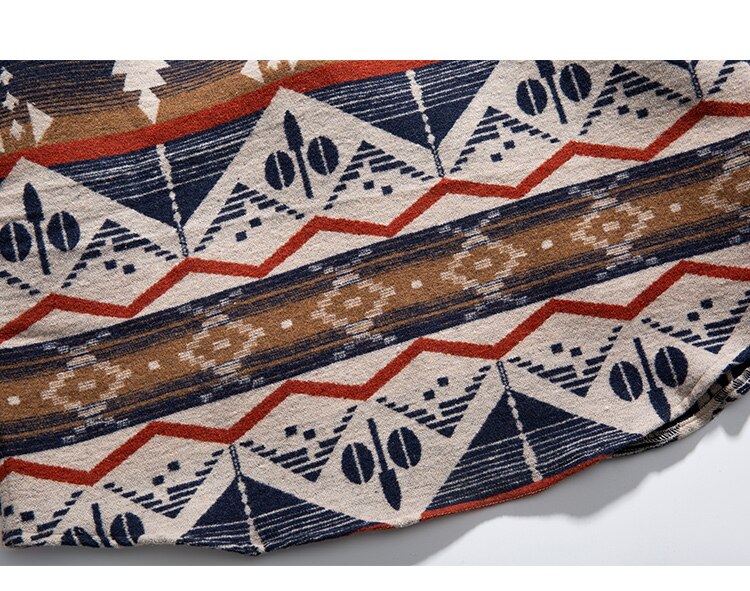 Jacket Men Vintage Folk-custom Totems Robe Japanese Style Casual Loose Fashion Coat Harajuku High Street Outwear Autumn