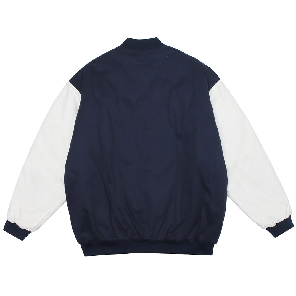 Winter Jacket Men Letter Animal Patch Embroidery Patchwork Thicken Coats Couple Baggy High Street College Style Outwear
