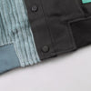Jacket Men Colorful Patchwork Multi-Pocket Coat Japanese Vintage Varsity Outwear Cargo Hipster Casual Couple Streetwear