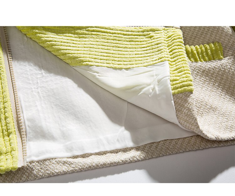 Track Jacket Men Color Block Drawstring Zipper Coats Autumn Loose Cozy Retro Harajuku Fashion Outwear Couple Streetwear