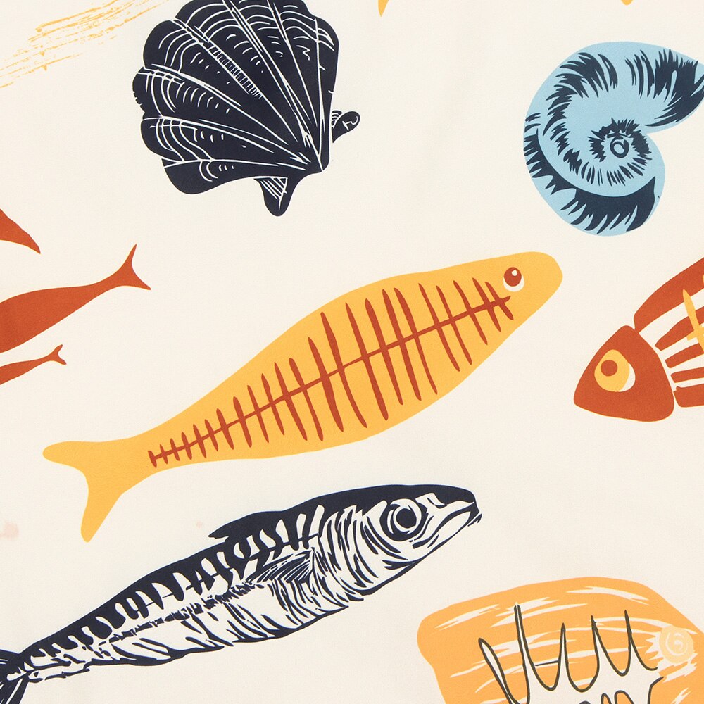 Winter Jacket Men Colorful Cartoon Fish Print Hooded Coat Zipper Casual High Street Harajuku Windbreaker Couple Outwear