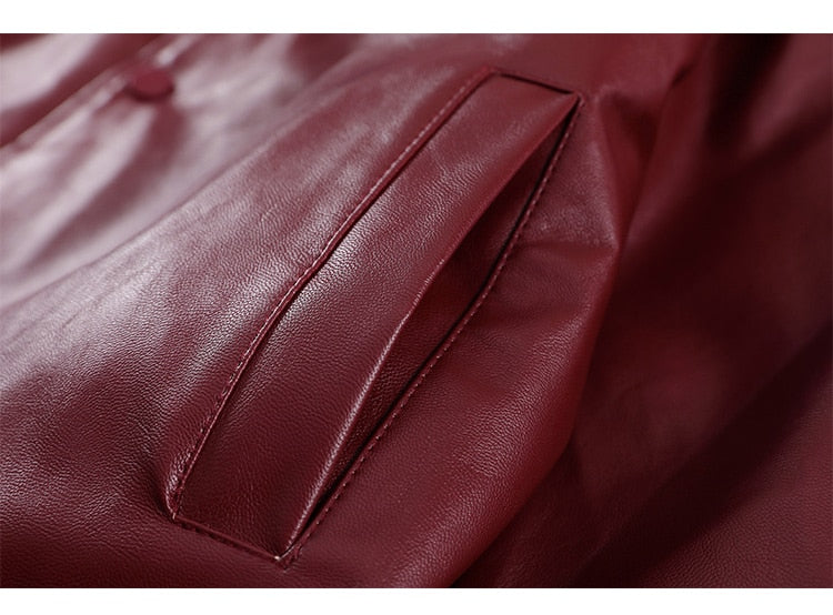 Jacket Men Furry Letter Star Leather Oversized Bomber Coats Couple All-match College Style High Street Baseball Outwear