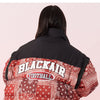 Parka Winter Jacket Men Furry Letter Paisley Printed Patchwork Hip Hop Fashion Loose Warm Cozy Sleeves Detachable Coats