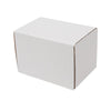 6x4x2" 6x4x3" 6x4x4" Three Sizes 50 Corrugated Paper Boxes Gift Box  White Outside and Yellow Inside