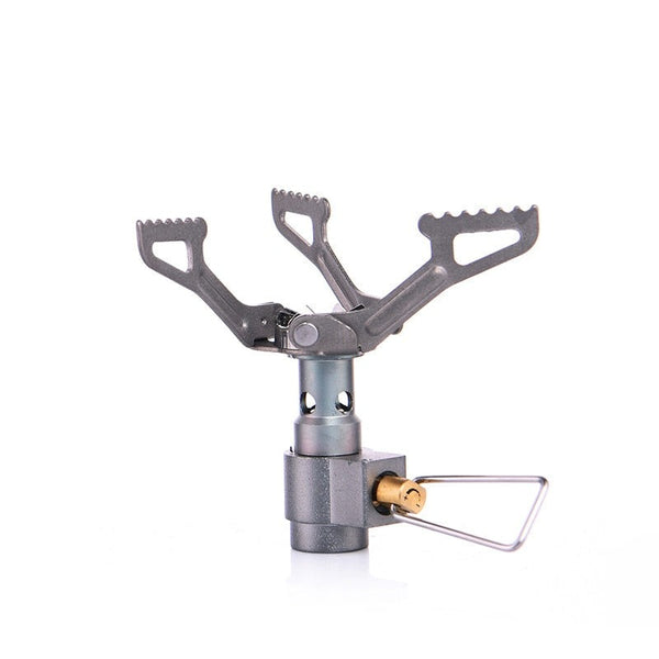 Titanium Mini Gas Burner Camping Stove Outdoor Portable  Heater Cooker Survival Survival Furnace Pocket Picnic Cookware